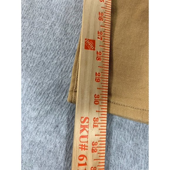 Fair Play Cotton Blend Flat‎ Front Pants (Men's 34x30) Tan/Brown - Picture 8 of 12